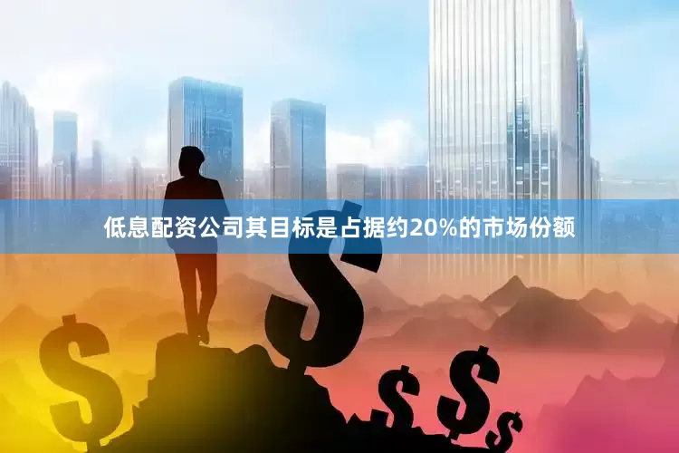 低息配资公司其目标是占据约20%的市场份额